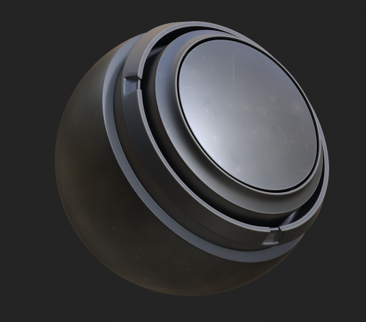 Stylized Metal Material